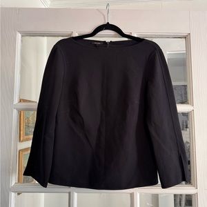 ESCADA boatneck blouse wool blend